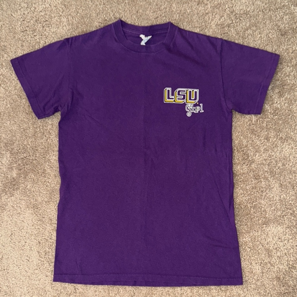 Girlie Girl Original LSU tee shirt